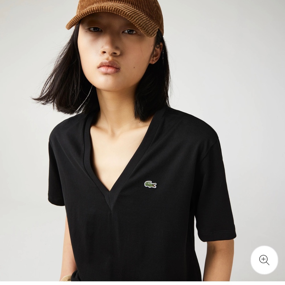 Lacoste sporty V-Neck premium cotton tee